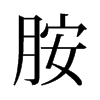胺的舊字形