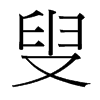 叟的臺(tái)灣細(xì)明體