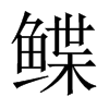鰈的中國大陸宋體