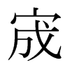 宬的日本明朝體