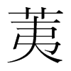 荑的韓國明朝體
