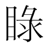 睩的韓國明朝體