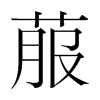 菔的韓國明朝體