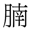 腩的香港明體