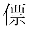 僄的韓國明朝體