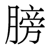 膀的香港明體